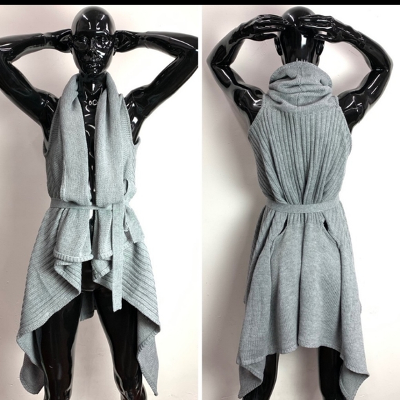 Versatile Wrap Knitted Sweater Cardigan - Picture 7 of 8